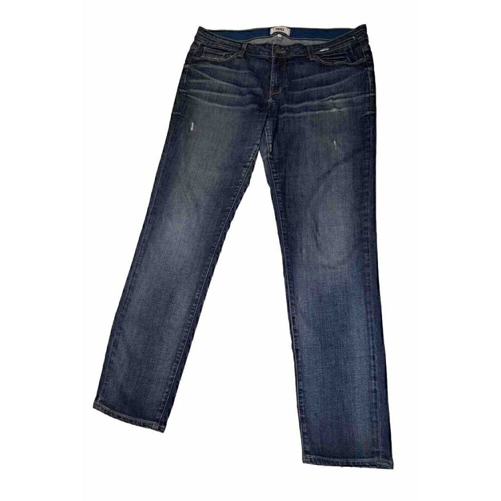 Paige Jeans Women's Blue Jimmy Jimmy Skinny Medium Wash Denim Jeans Size 32